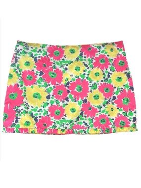 Lilly Pulitzer Callie Skirt Women’s Size 10 Multicolor Floral Flowers Doodlebug